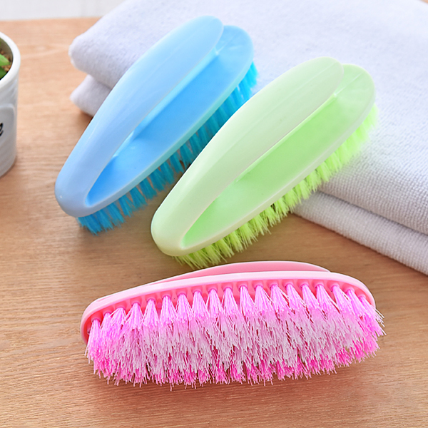 Husholdnings rengøringsbørste multifunktionel plast, blød børste, børste, toiletbørste, pels, sko, sneakers, børste børstetøj