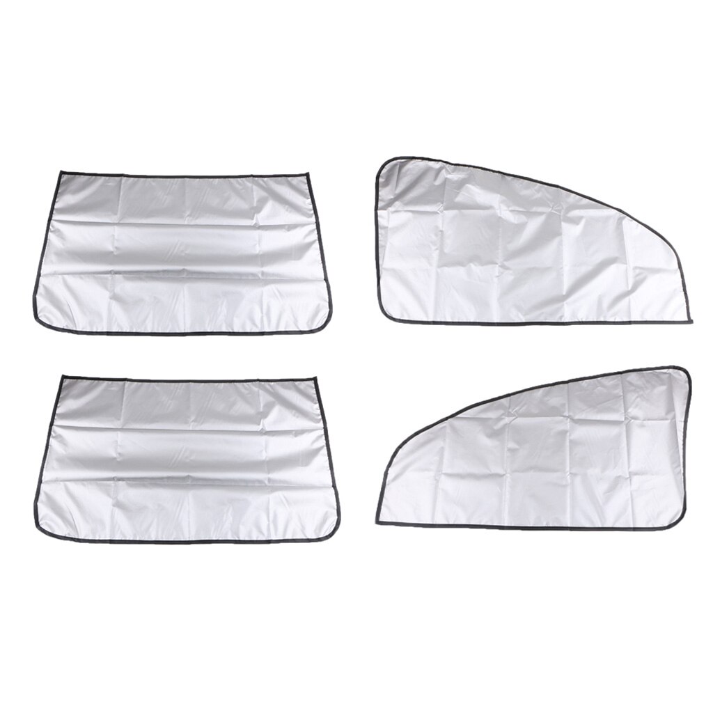 Cortinas protectoras magnéticas para ventanas laterales oblicuas de coche, parasol, 2 unidades