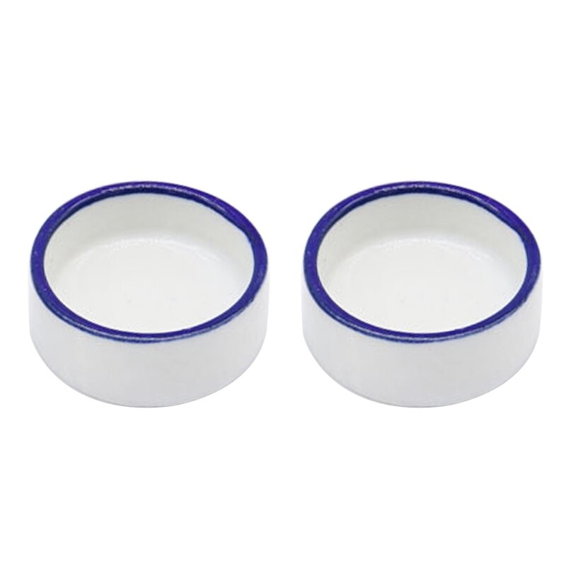 Reptile Food Bowl Lizard Gecko Food Water Dish Bearded Dragon Feeding Dish Ceramics Worm Dish for Lizard Anoles Spiders: 8FP600190-L