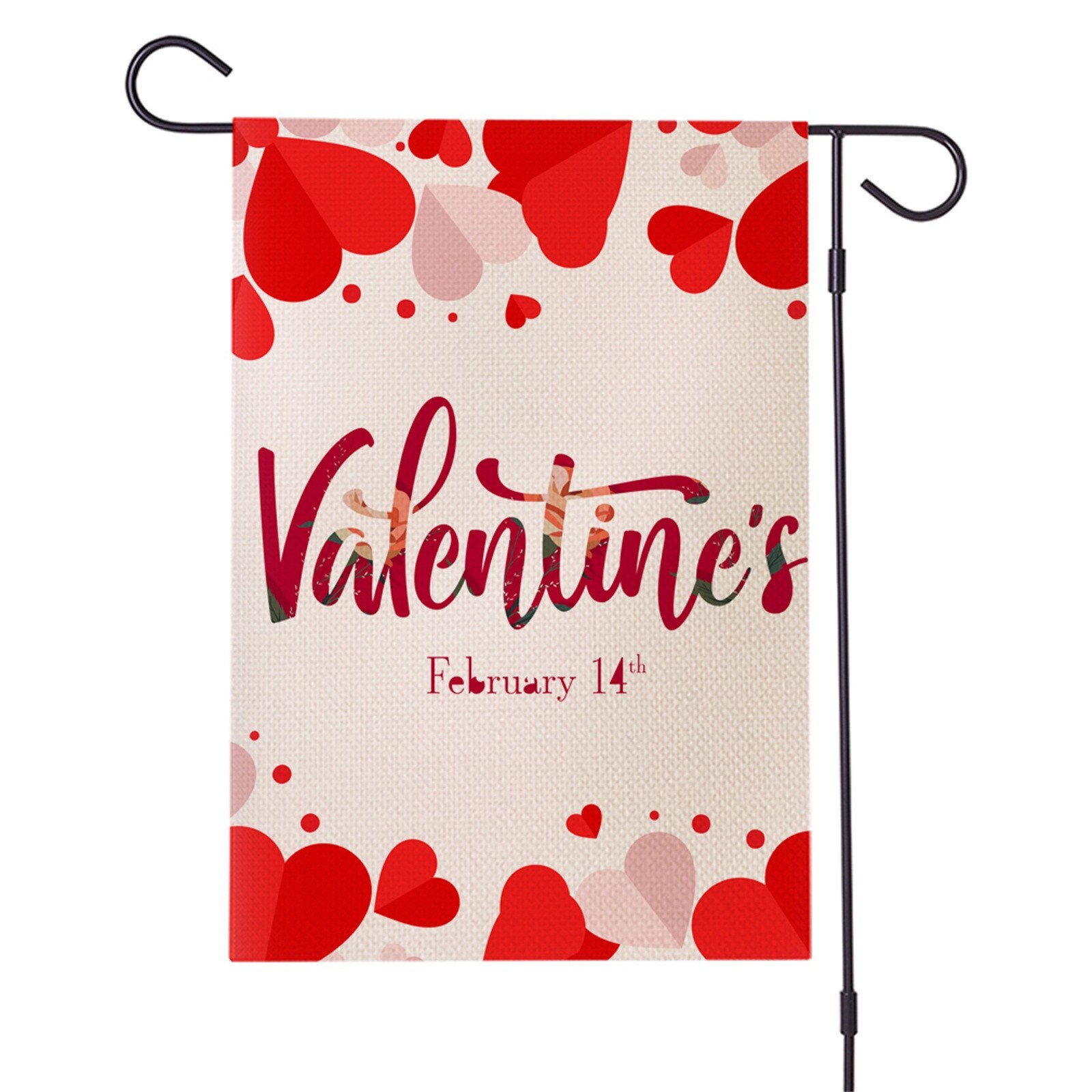 Valentijnsdag Tuin Vlag Straat Road Afdrukken Outdoor Decoratie Vlag Home Woonkamer Slaapkamer Decoratie Tuin Vlag