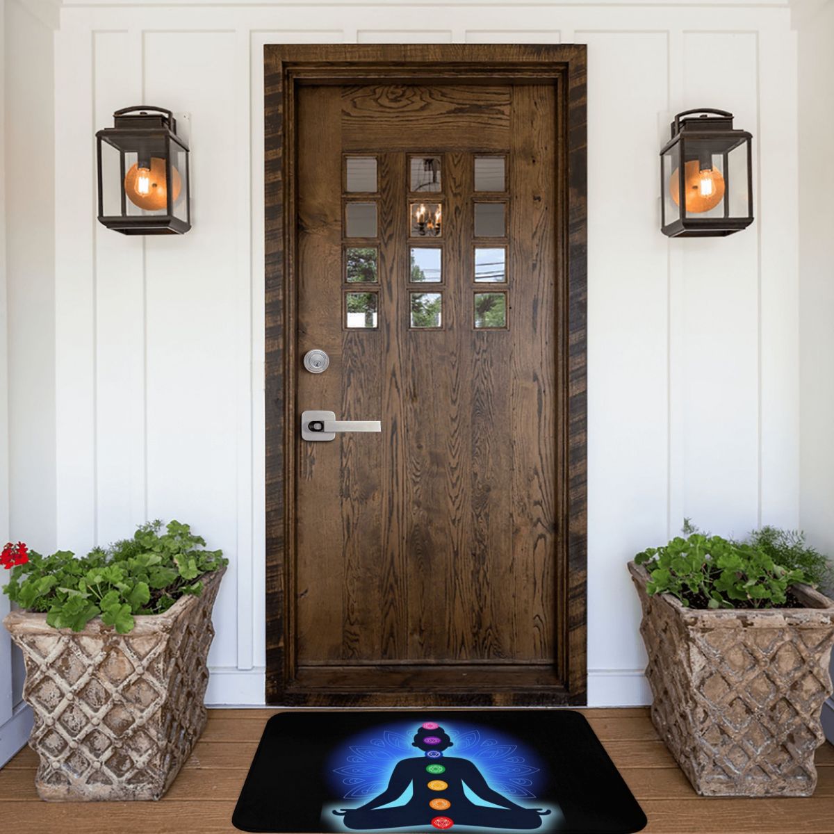 Badmat Yoga Meditatie Spirituele Decor Boeddha 3D Tapijt Tapijt Deurmat Antislip Entree Woonkamer Thuis Keuken Water olie Proof
