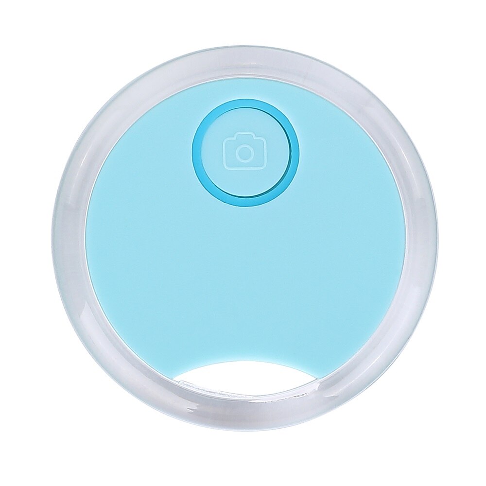 1Pcs Mini Tracking Apparaat Anti-Verloren Alarm S8 Ronde Bluetooth Smart Tracker Kind Finder Pet Tracker Draadloze Twee-Manier Locator: Blue