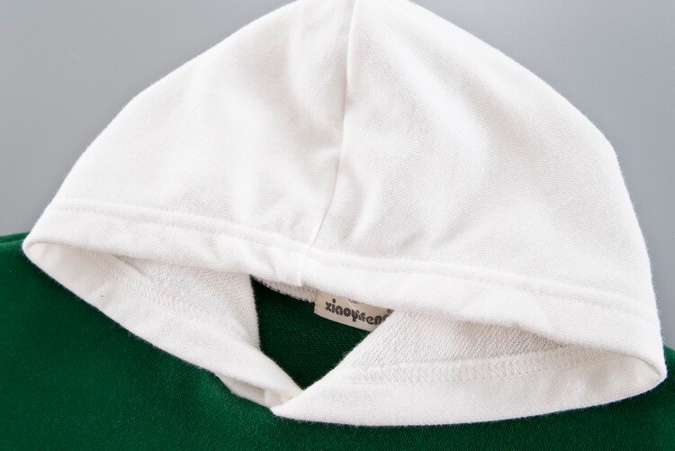 Ropa de bebé de primavera y otoño, sudaderas con capucha de algodón para niños y niñas, blusas con letras para bebés, sudaderas con capucha para niños, tops