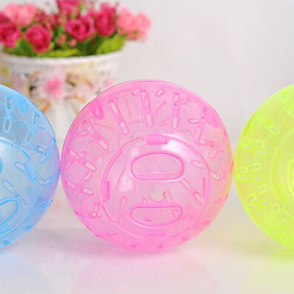 10Cm Mini Hamster Trotting Bal Speelgoed Jogging Pet Chinchilla Cavia Mini Draf Bal Hamster Levert