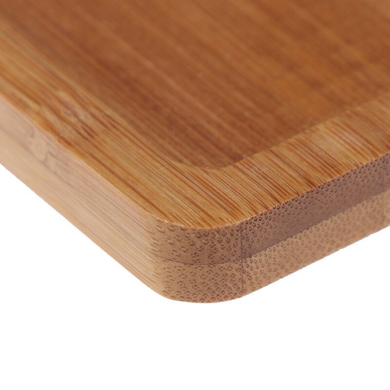 1pc ronde vierkante borden van bamboe voor vetplanten, potten, trays, standaard, tuindecoratie, huisdecoratie, knutselen