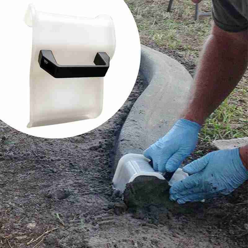 Flooring Concrete Trowel Diy Landscape With Handle Shape Edger Curb Tool Skimming Grout Plastering Yard Garden Construction Tile