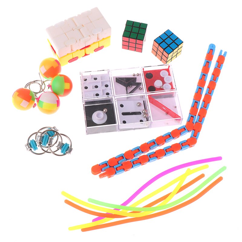24 Stks/set Stress En Anti-Angst Gereedschap Bundel Voor Kinderen En Volwassenen