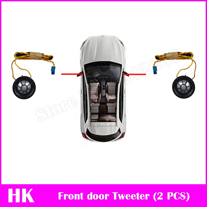 Auto For BMW 5 Series F10 F11 Audio Head Treble Horn Loudspeaker Music Sound Tweeter Speaker Covers Original Model: set 2