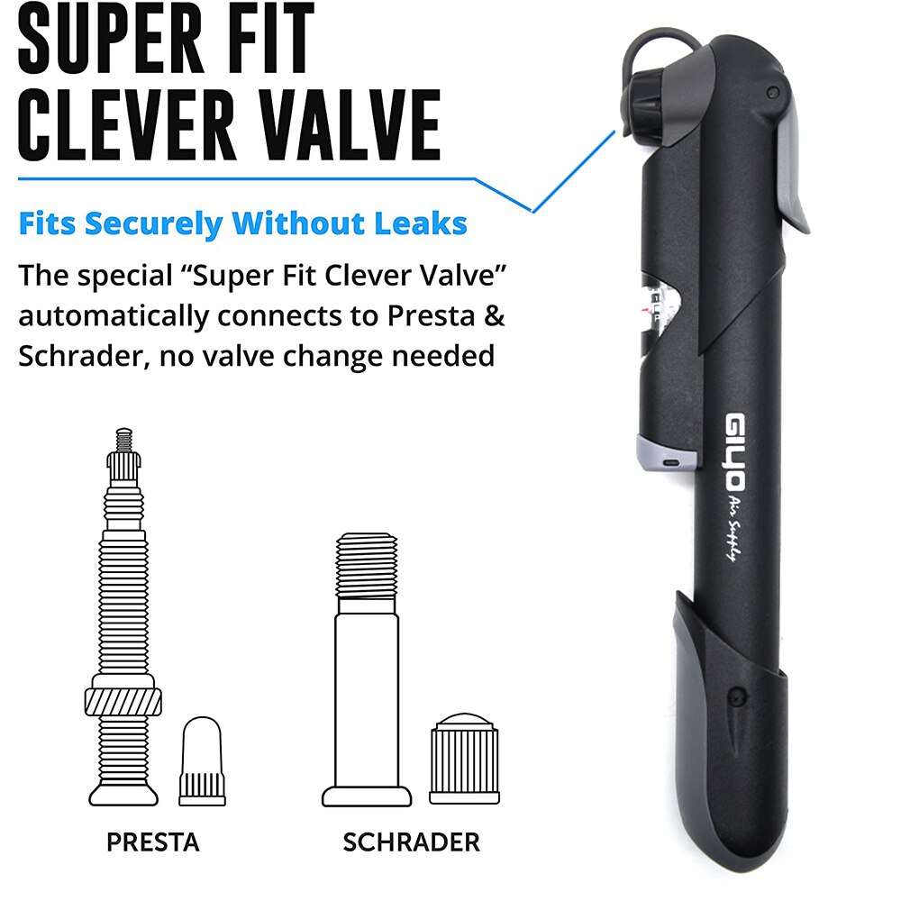 Mini Bicycle Pump Hand Pump Cycling Air Tire Pump Inflator Schrader Presta Valve Bicycle Super Light Mountain Portable Bike Pump