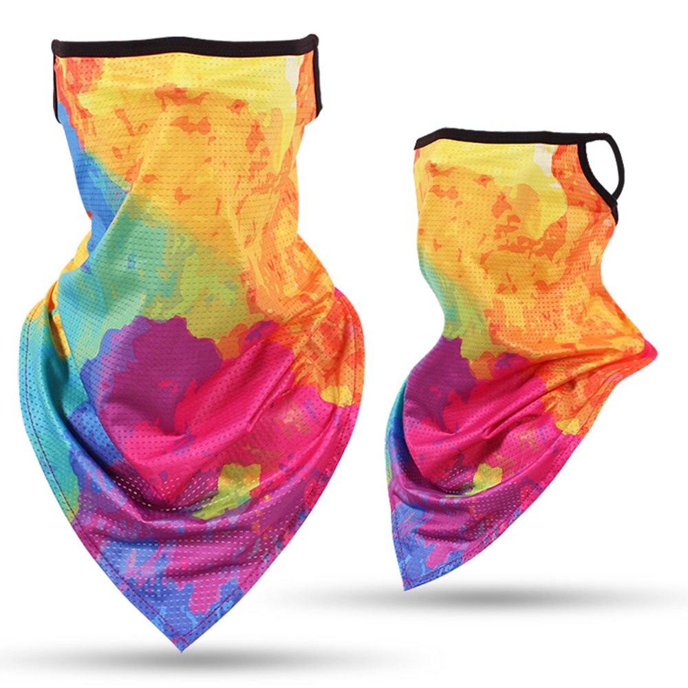 Passamontagna Moto estivo Moto Bandana Earloop maschera di seta di ghiaccio sciarpa tubolare motocross motociclista ciclismo scaldacollo uomo donna: 14