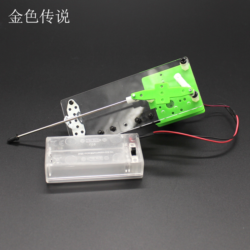 Reciprocating model Maker DIY electric motor drive toy crank curved wheel linear motion model