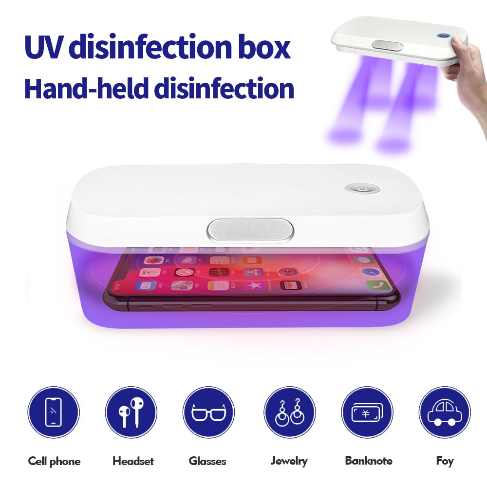 Uv Desinfectie En Sterilisatie Doos Draagbare Uv Sterilisator Met Usb Telefoon Tandenborstel Kan Bewegen Desinfectie Doos