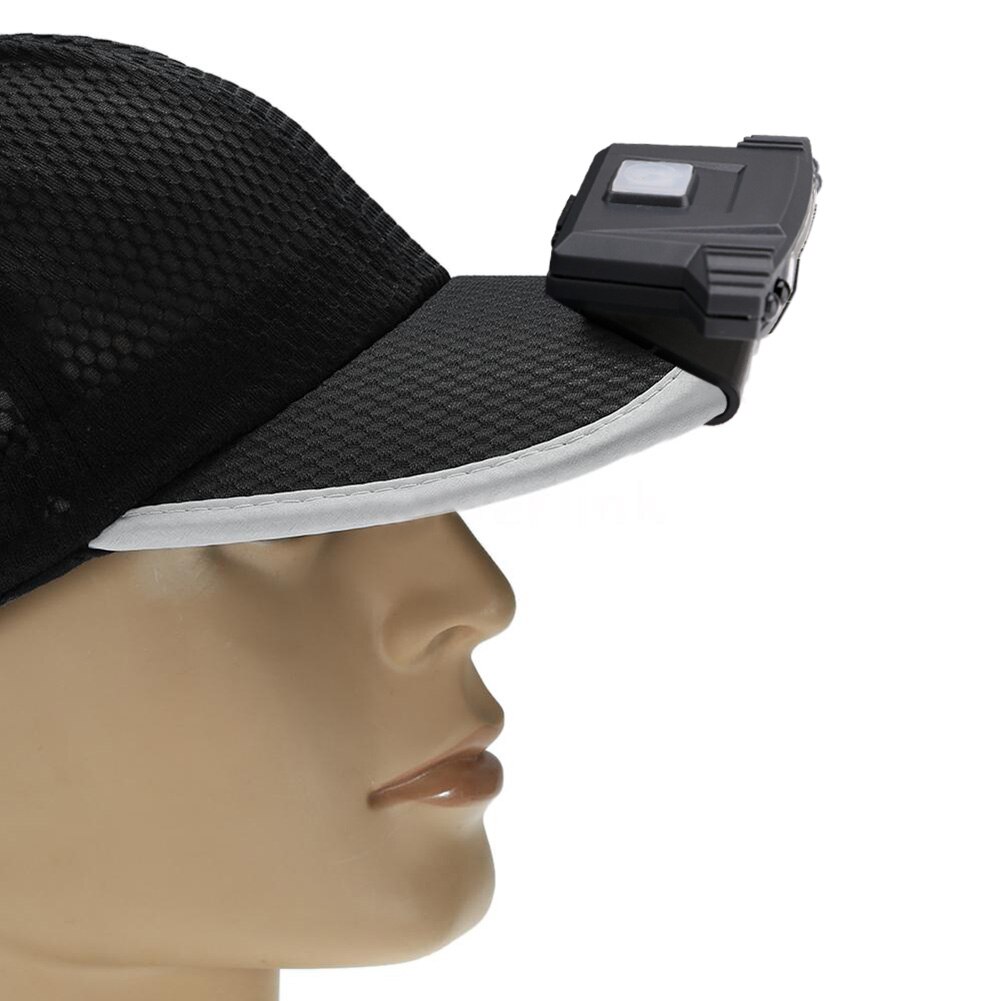 Sanyi COB détecteur de mouvement LED phare bouchon lumière 90 degrés rotatif Clip-on chapeau lampe Induction lampe frontale lanterne batterie intégrée