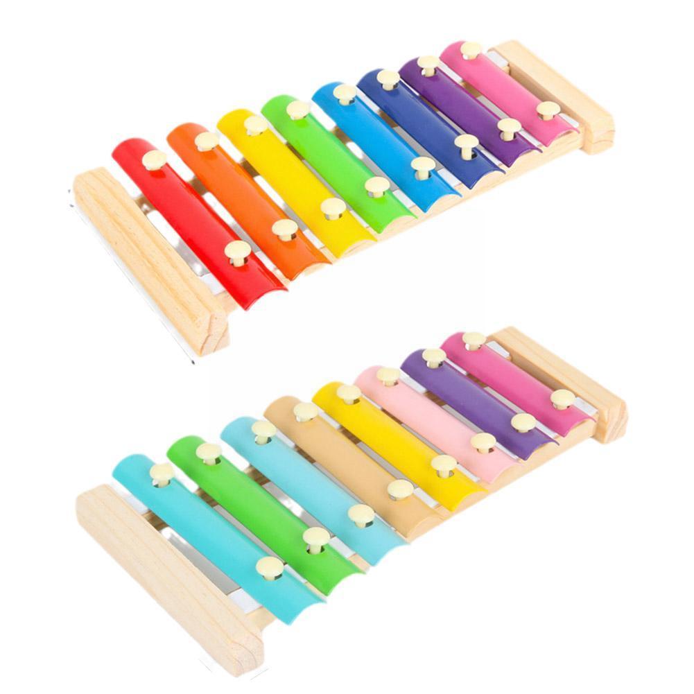 1Pcs Houten Xylofoon Baby Muzikale Grappig Educatief Voor Kinderen Muziek Speelgoed Muzikale Kid Xylofoon Speelgoed Instrume D8W8
