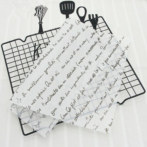 100 200 sztuk papier woskowany jednorazowe do jedzenia do pakowania do pieczenia papier do pakowania Sandwich Hamburger opakowanie do pakowania wypieków papier do pakowania: 200 pcs kind 9