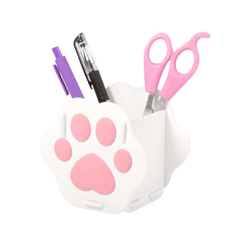 M17F Stilvolle Kätzchen Paw-wie Stift Halter Home/Büro/Schule Schreibtisch Management Halter Box Multifunktions Desktop Stift halter: WP