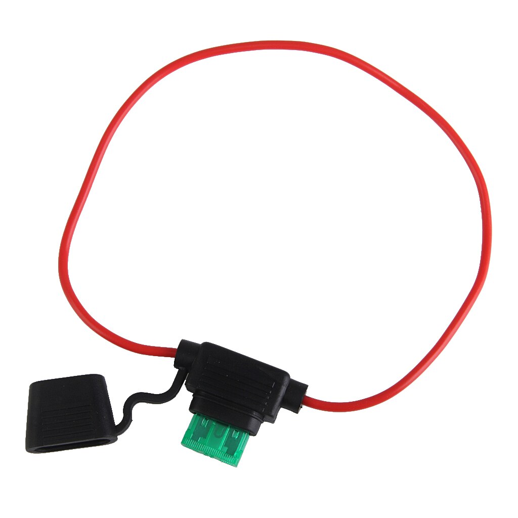 i linje standard sikringsholder sprutsikker til 12v 30a sikringer motorsykkel