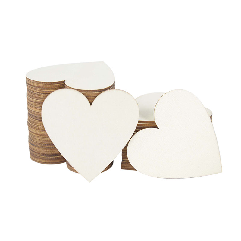 5 kpl 8-15cm sydämenmuotoista puuviipaletta keskeneräinen tyhjä puusydämet koristeet jouluhääjuhlat scrapbooking tee itse askartelu: B02 10cm