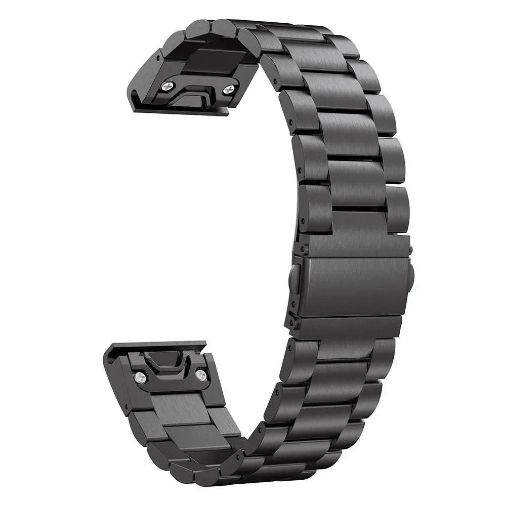 Bracelet en acier inoxydable pour Garmin Fenix 8 7 Pro 7X 6X 5X 8X Plus, bracelet métallique pour Garmin Tactix 8 9 7 Epix Pro QuickFit