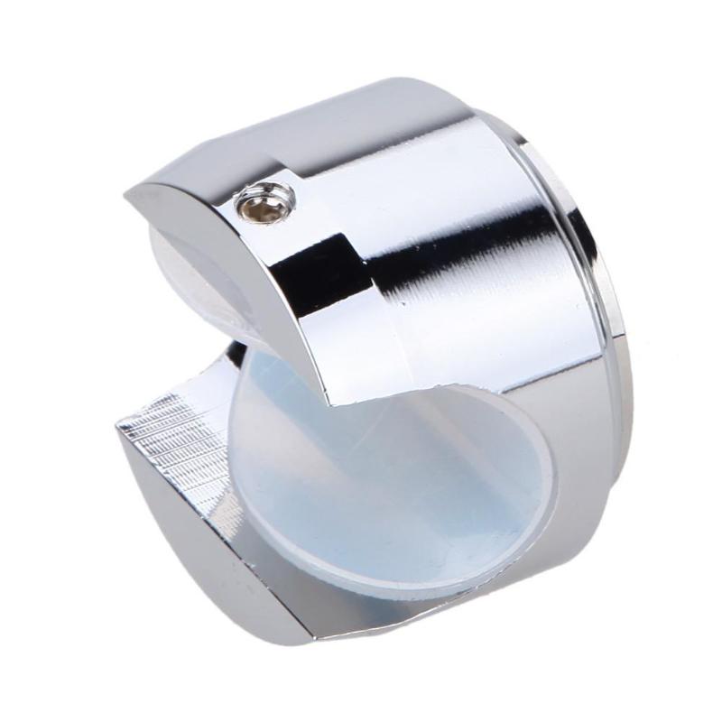 7/8 Universele Chrome Motorcycle Waterdichte Stuurhouder Klok zwart