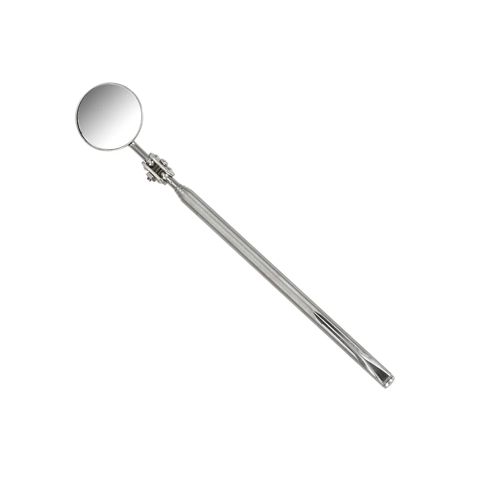 NICEYARD Auto Telescoping Inspection Round Mirror Telescopic Detection Lens Car Angle View Pen Extending Hand Tools Set: Grey