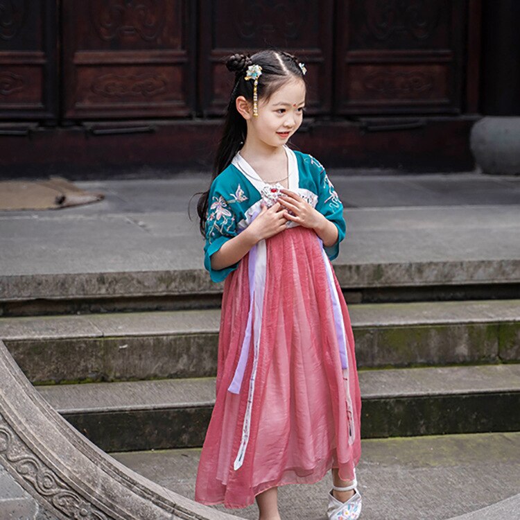 Vestido chino Cantoneye & Cheongsam Qipao para niña pequeña, vestido bonito, vestido tradicional chino