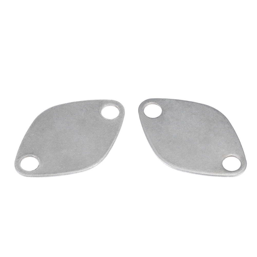 KKmoon Pair of EGR Valve Blanking Block Plates Kit for RENAULT ESPACE LAGUNA MASTER TRAFIC VAUXHALL MOVANO 2.2 2.5 dCi