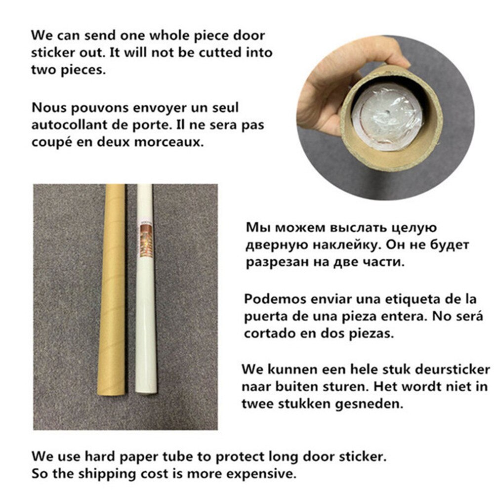 3D Door Stickers Retro European Door PVC Waterproof Wall Poster Stickers Self-Adhesive Mural Home Decor Decal Wallpaper Poster