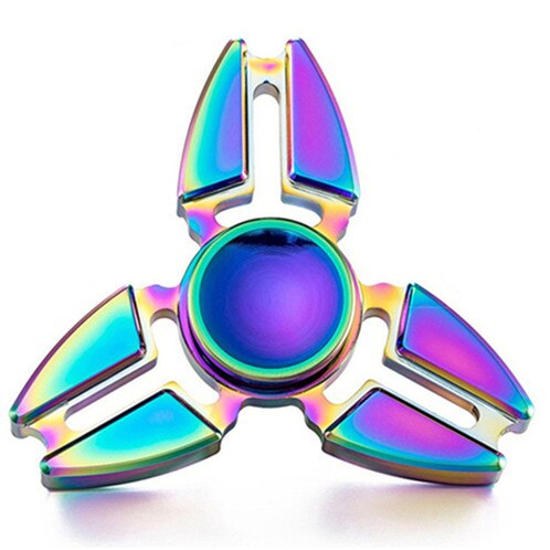 10 Style Rainbow Fidget Spinner Hand Spinner Metal EDC Sensory Decorate Finger Spinner For Autism ADHD Adult Anti Stress Toys: 7