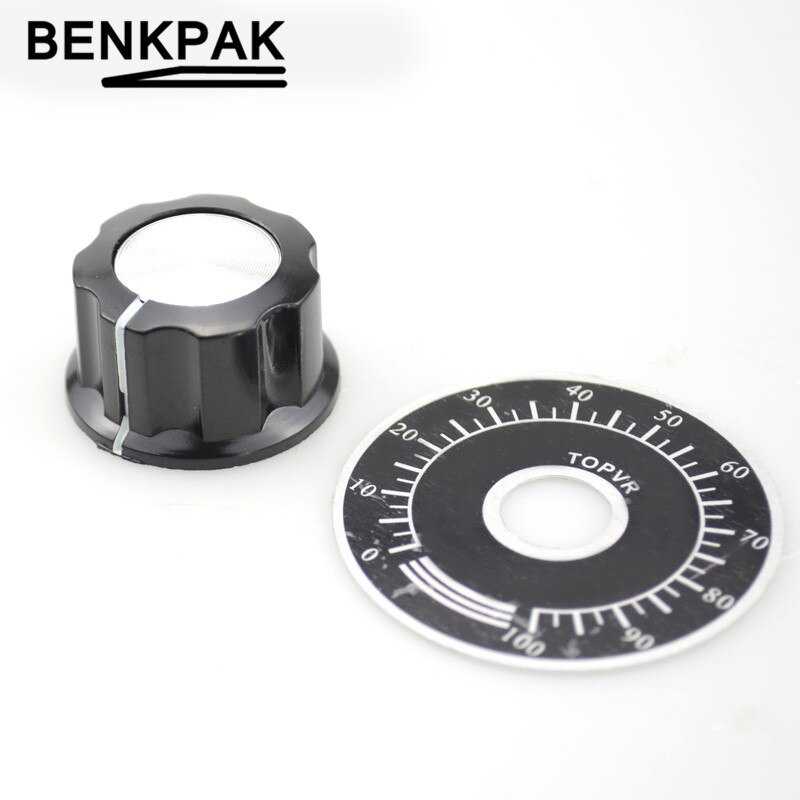 Dial de precisión + perilla/potenciómetro de perilla de Control de aluminio numérico
