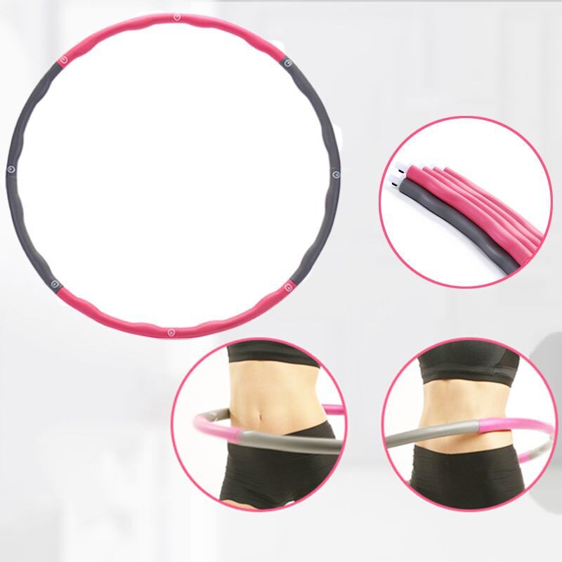 Adult Gymnastic Fitness Sport Hoop Removable Foam Hoop GymnasticHoop Gym Body Building Thin Waist Fitness Circle Equipment