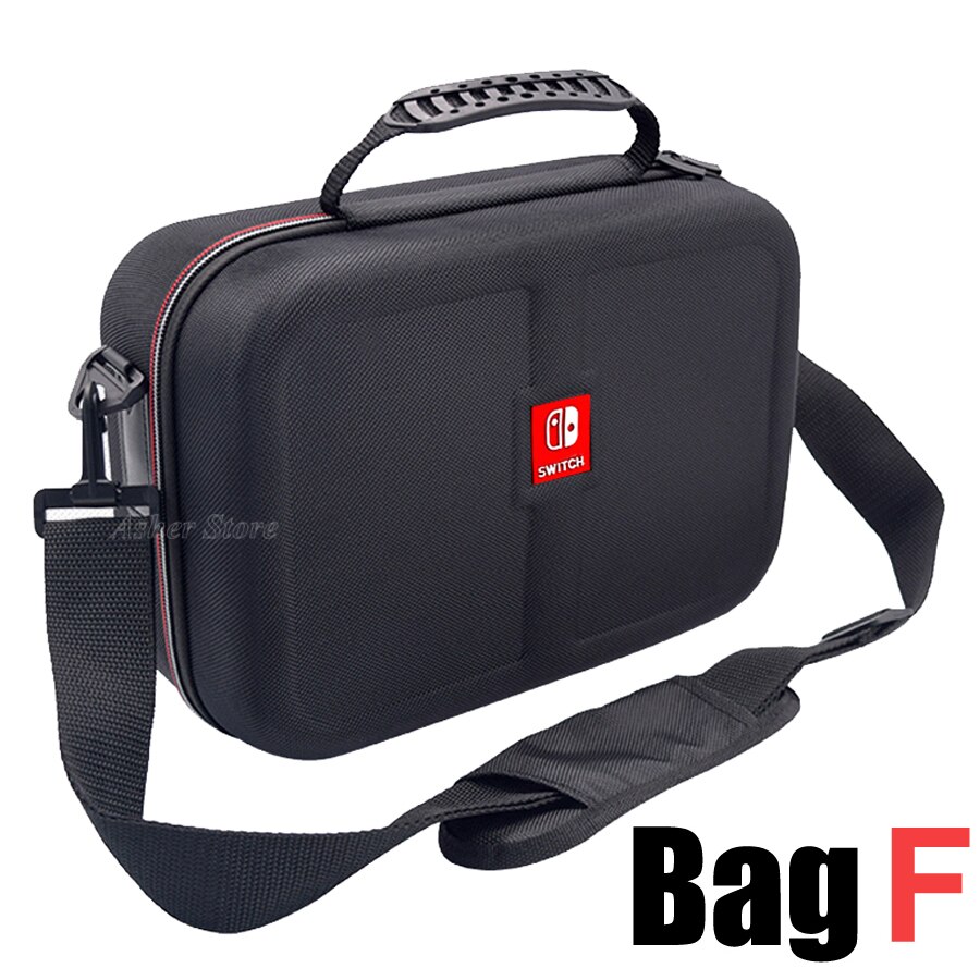 2020 Nintend Interruttore di Trasporto di Caso di Immagazzinaggio EVA Deluxe Protettiva Big Bag per Nitendo Interruttore Nintendoswitch Console e Accessori: Bag F