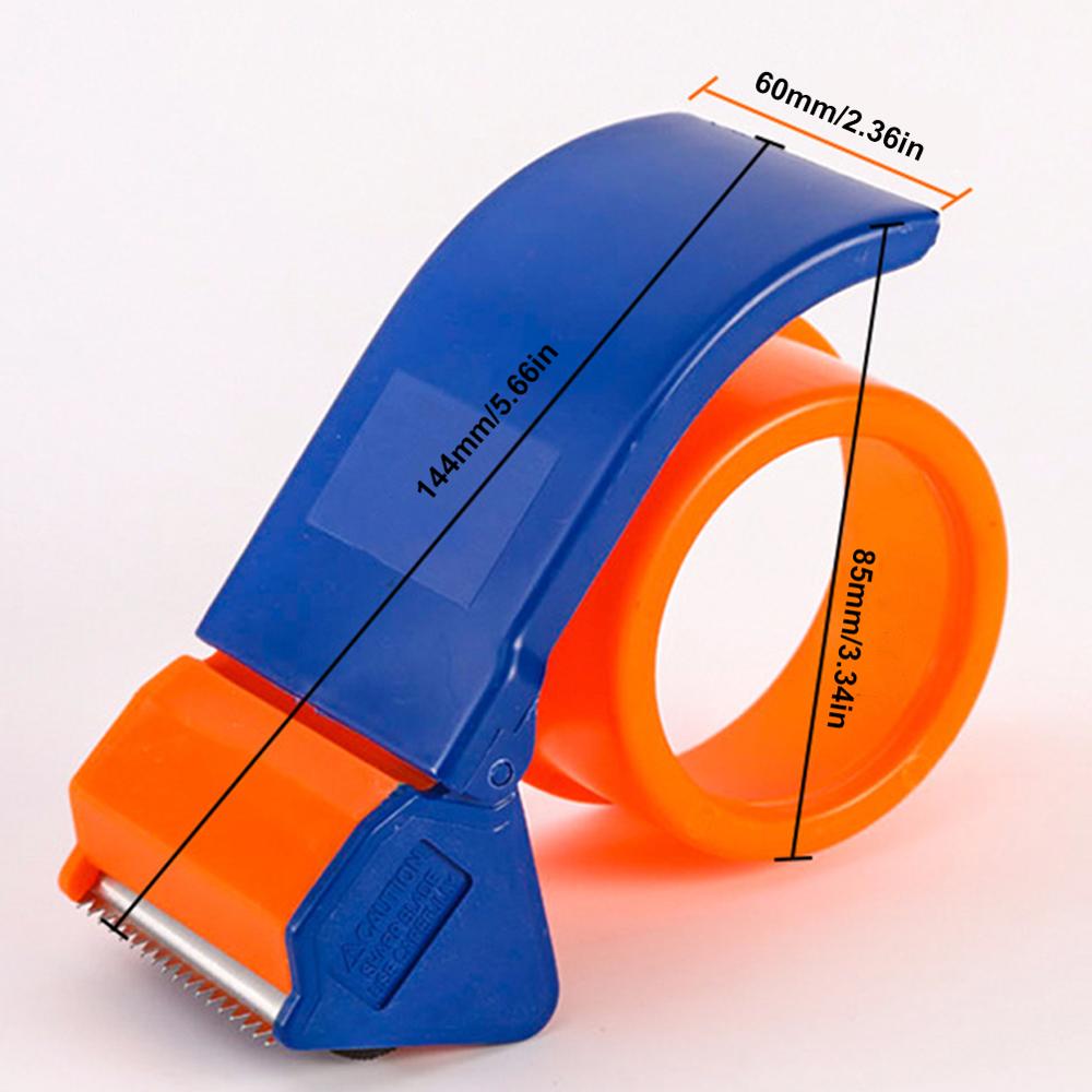 Plast tätning packer tejp dispenser förpackning paket 60mm bredd rull tejp skärare tätning tejp hållare manuell förpackningsmaskin: 48mm