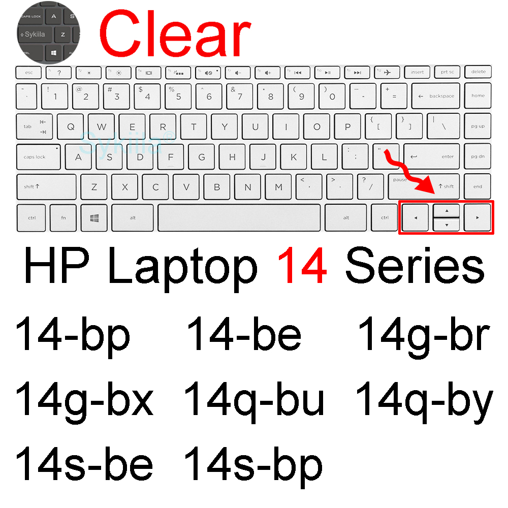 Keyboard Cover for HP Laptop 14 14t 14-ep 14-em 14-eg 14-fr 14-fq 14-dq 14-dr Essential 14g 14s 14z Silicone Protector Skin Case: Pink