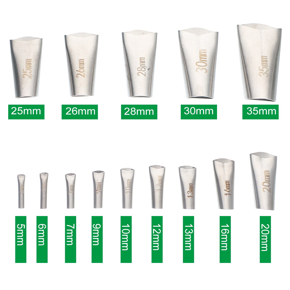 14PCS Stainless Steel Caulking Finisher Caulk Nozzle Caulking Finisher Silicone Sealant Glue Remover Scraper applicator Tool
