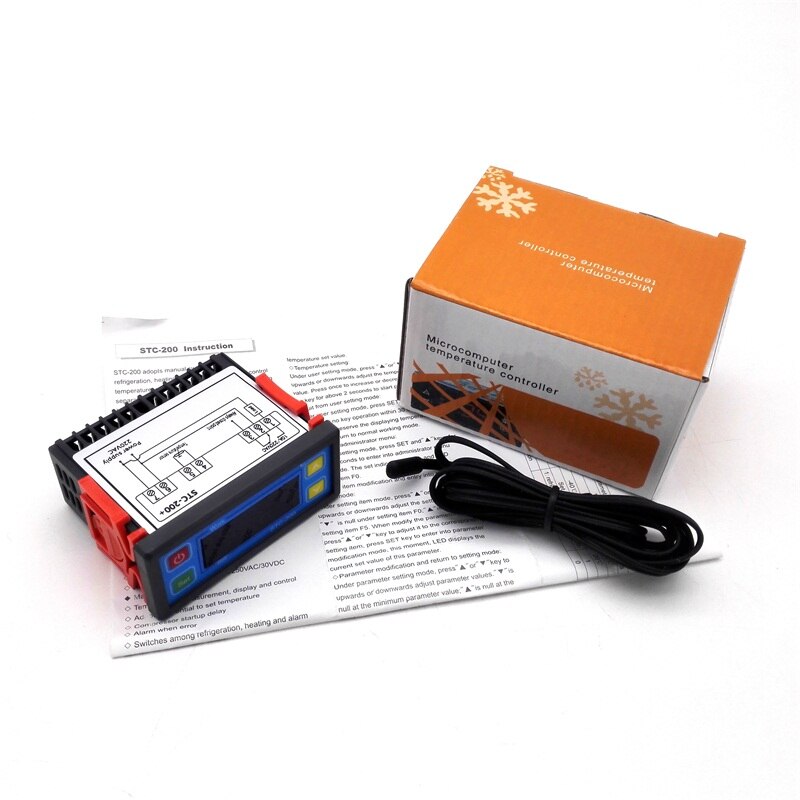 STC-200 seafood box refrigeration unit straight cooler temperature refrigerator temperature controller manufacturers selling