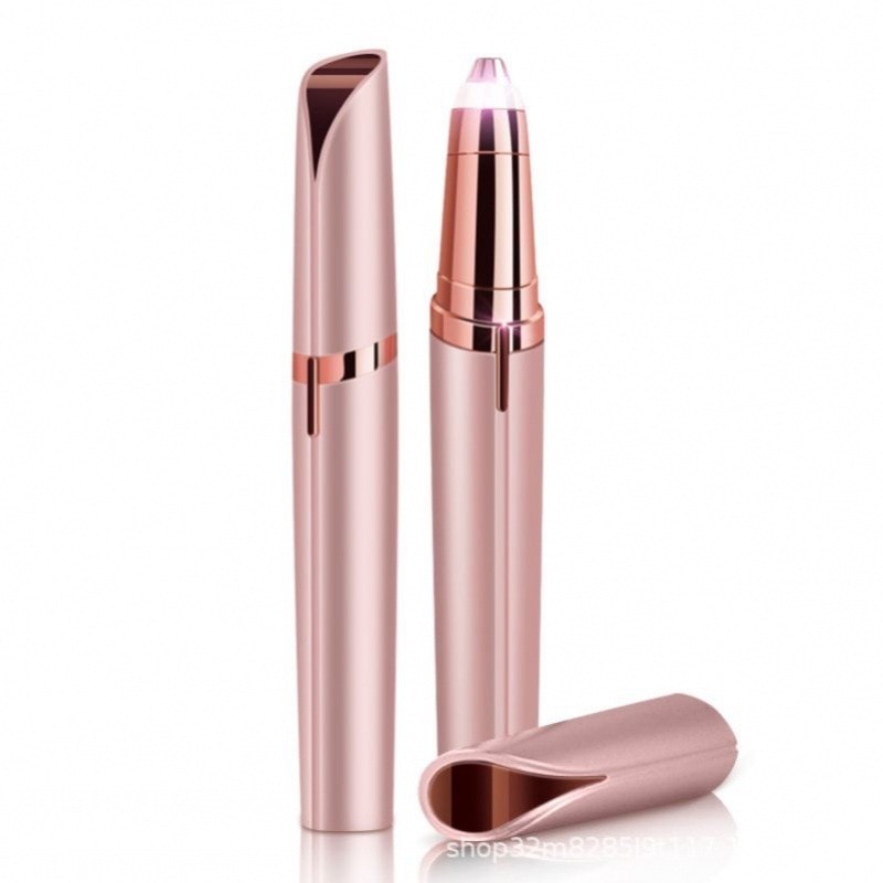 Elektrische Wenkbrauw Trimmer Vrouwen Mini Wenkbrauw Scheerapparaat Instant Pijnloos Gezicht Wenkbrauwen Hair Remover Epilator Draagbare Scheermes Ontharing