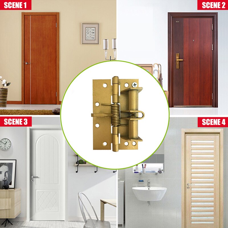 Spring Hinge for Automatic Self Closing Doors Multifunctional Door Closing Hinge GQ