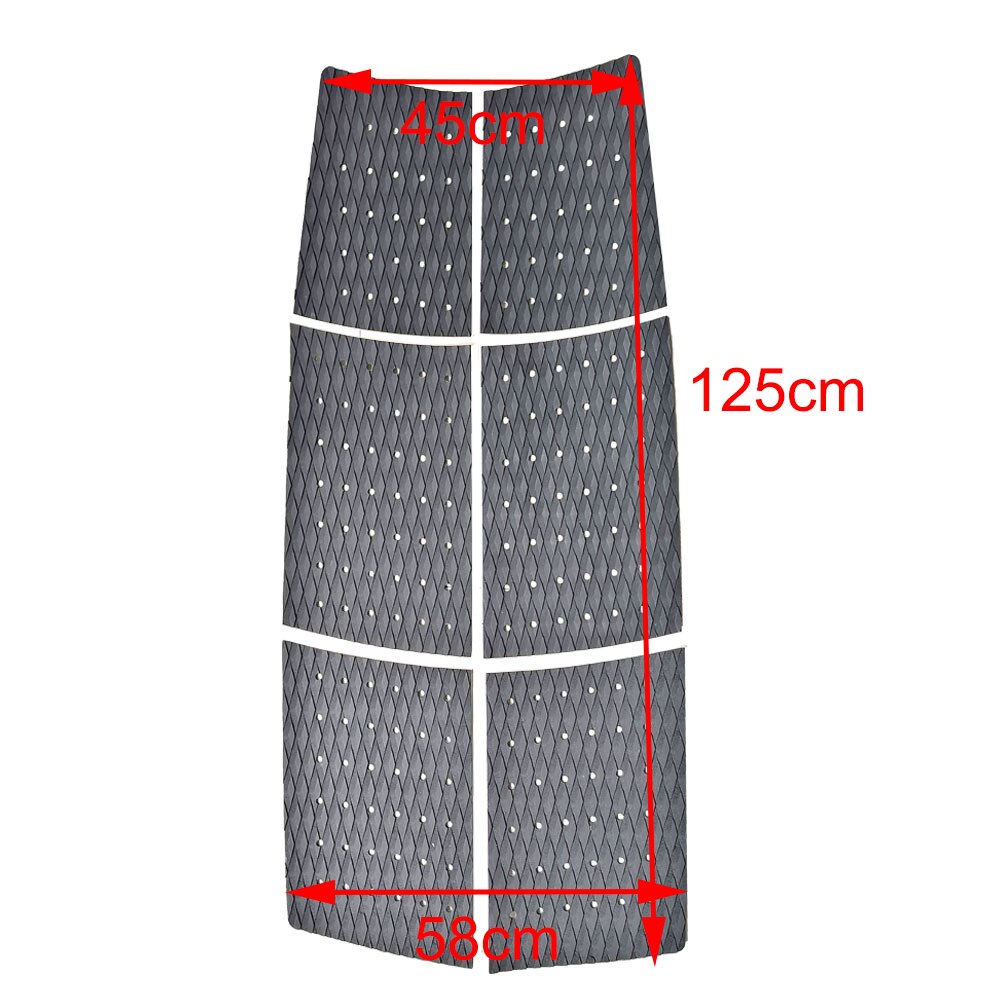 6 stk /1 sett surfepaddleboard traction pad deck grip non slip sup surfebrett anti rutsch fotpute for vannsport