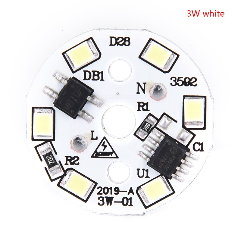 220V Led Lamp Patch Lamp Smd Plaat Ronde Module Lichtbron Plaat Voor Lamp Licht: Army Green