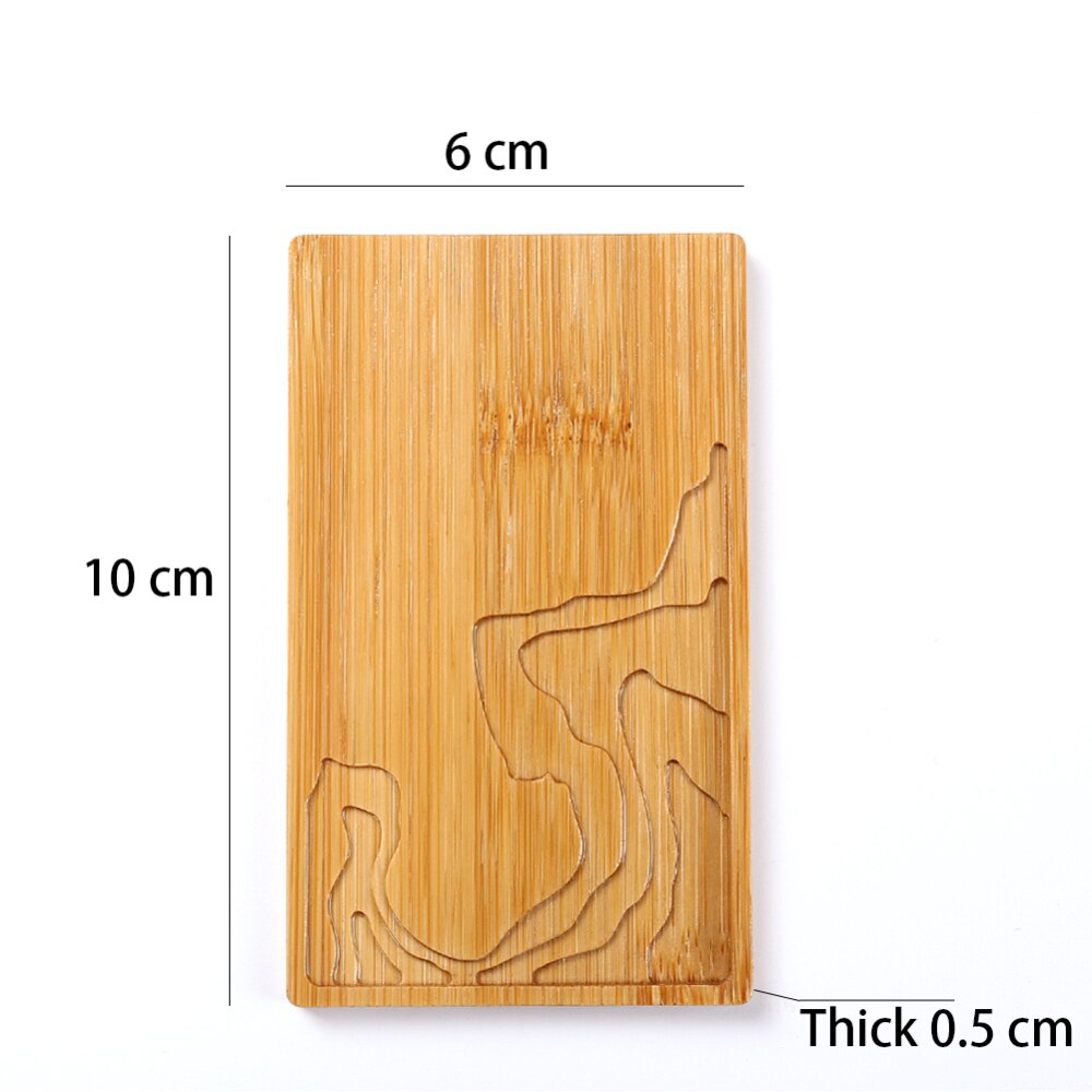 DIY Craft Mold Epoxy Resin Bamboo Coaster Molds Jewelry Ornament Table Decoration Handmade Jewelry Accessories Handcraft: Rectangle
