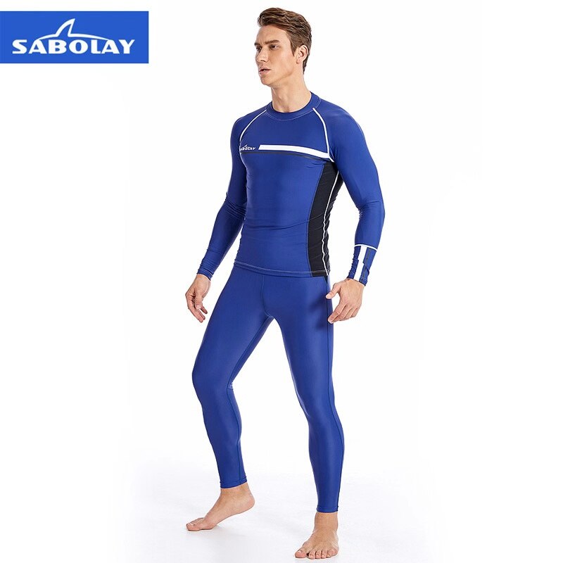 Muta giacche pantaloni muta da sub manica lunga Scuba Jump surf Snorkeling mute
