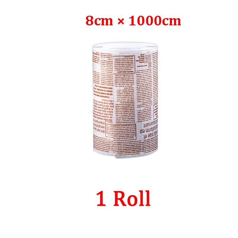1 Roll Transparent Cake Collar Mousse Surrounding Edge Kitchen Cake Chocolate Candy Baking Surround Film Lining Rings Molds ZXH: English 8cmX10m