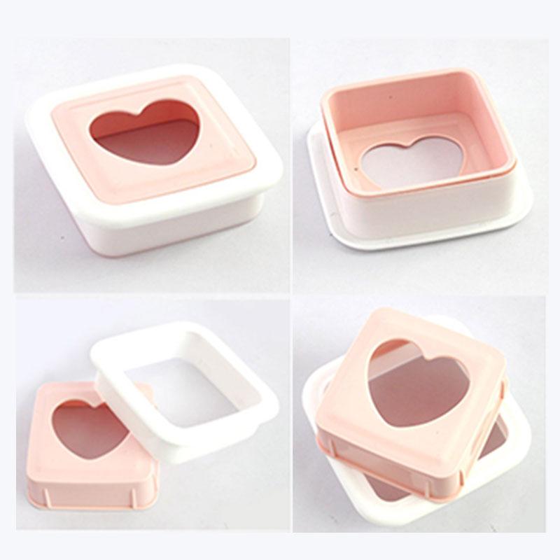 1pc smörgåsformar kärlek hjärtformat bröd rostat bröd gör form mögel toast cutter smörgåsar maker verktyg ok