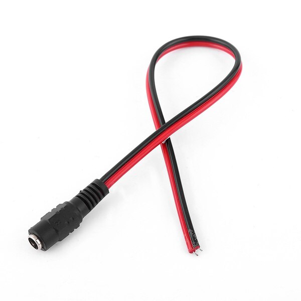 12V 24V DC Power Socket Jack Plug Connector Cable Wire Male Female Connector 5.5*2.1mm