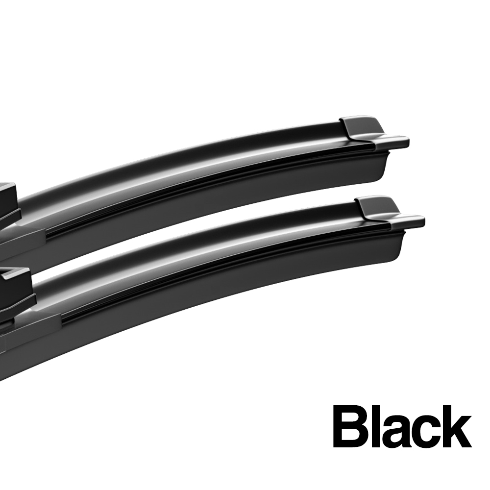 For Peugeot RCZ Front Windshield Wiper Blades 2pcs Windscreen Window Accessories: black