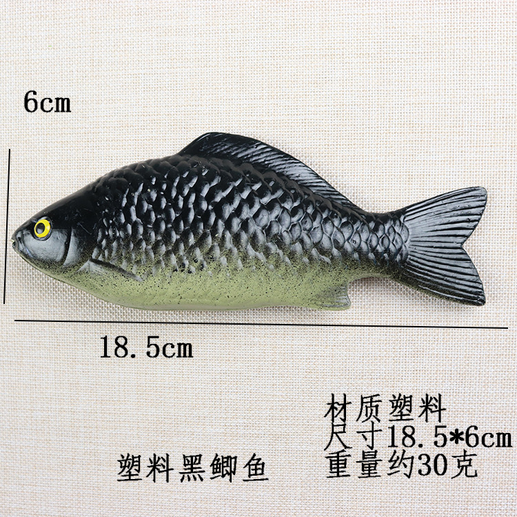 Alimentos artificiales de imitación de pescado, decoración de nevera, escuela, restaurante, materiales de enseñanza, fotos de estudiantes, 1 ud.