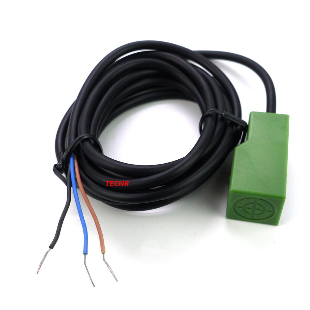 square Inductive Proximity Sensor Switch SN04-N SN04-P NPN PNP 3 wire DC24V for cnc router machine