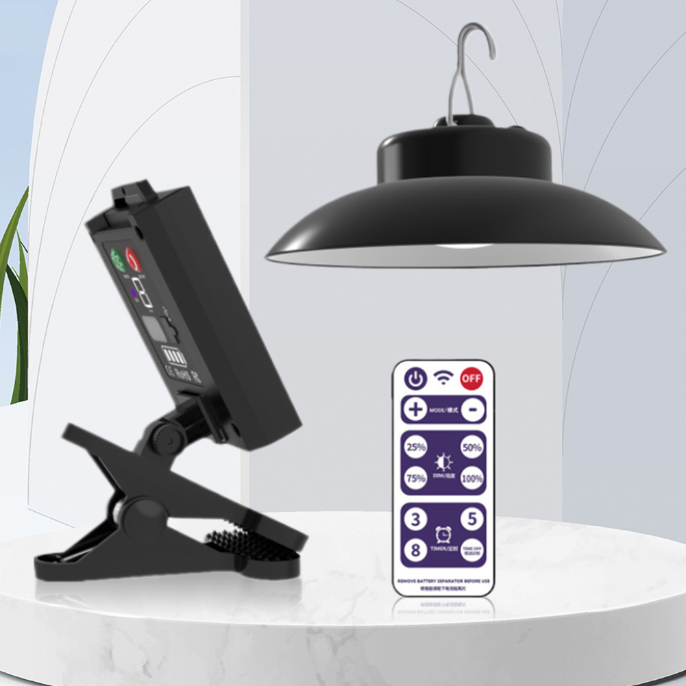 Op zonne-energie clip-on paraplulamp Afstandsbediening Paraplustoklicht IP65 Waterdichte LED-parasolverlichting voor tuindecoratie