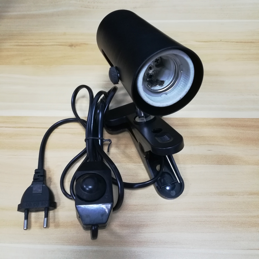 Reptil Lampe Bausatz mit Clip-auf Keramik Licht Halfter Schildkröte Aalen UV Heizung Lampe einstellen Schildkrözehn Eidechse Beleuchtung 220V UVA + UVB 3,0